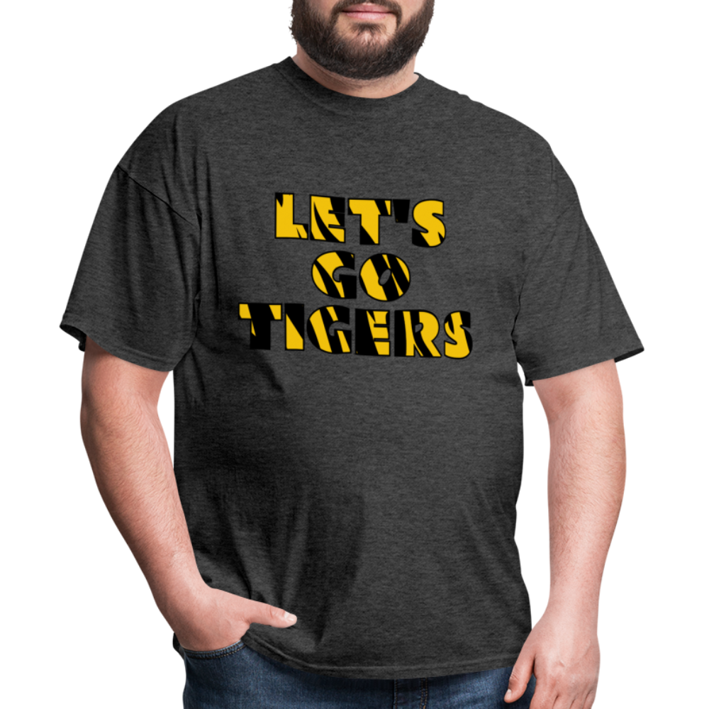 Let's Go Tigers Unisex Classic T-Shirt - heather black