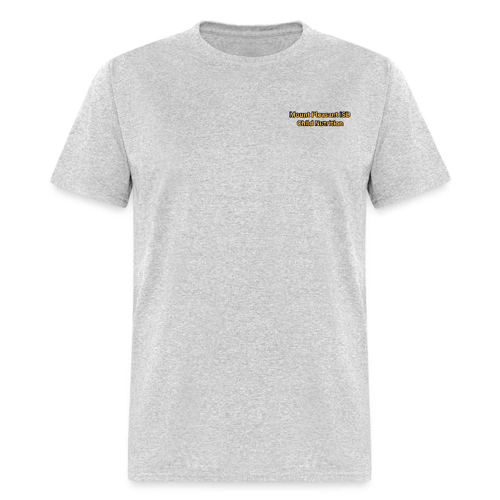 Tigers X 4 MPISD Child Nutrition Classic T-Shirt - heather gray