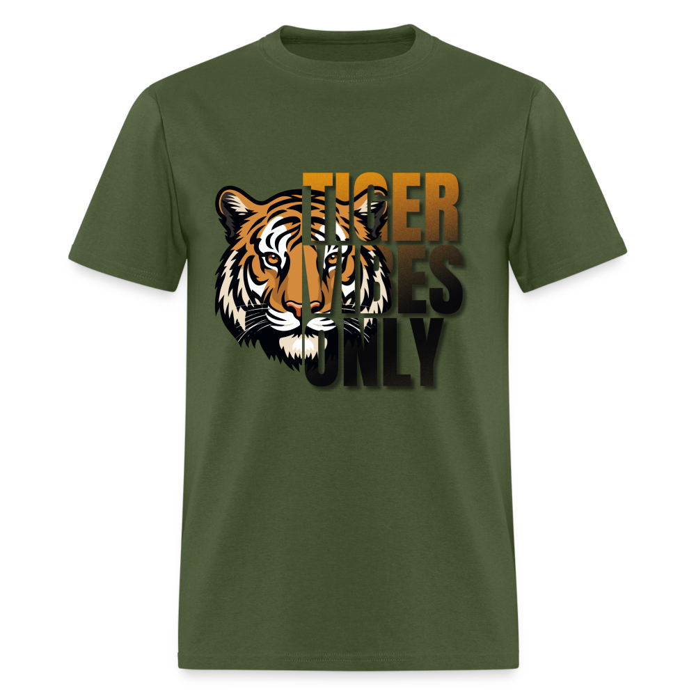 Tiger Vibes Only Unisex Classic T-Shirt - military green