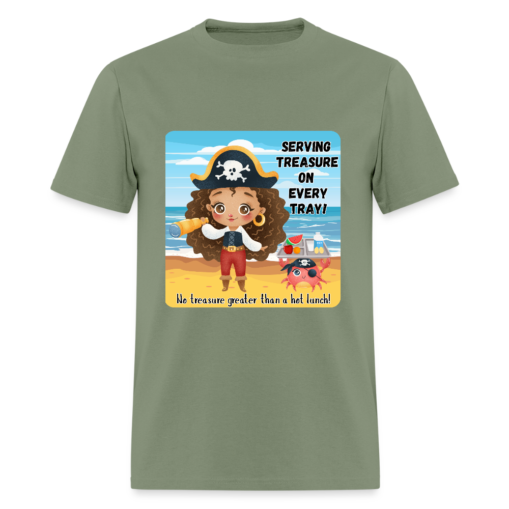 No Greater Treasure than a hot lunch! Classic T-Shirt - military green