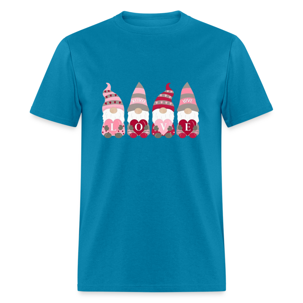 Love Gnomes Unisex Classic T-Shirt - turquoise