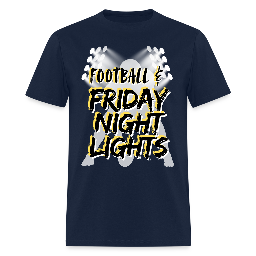 Football & Friday Night Lights T-Shirt | GILDAN 5000 - navy