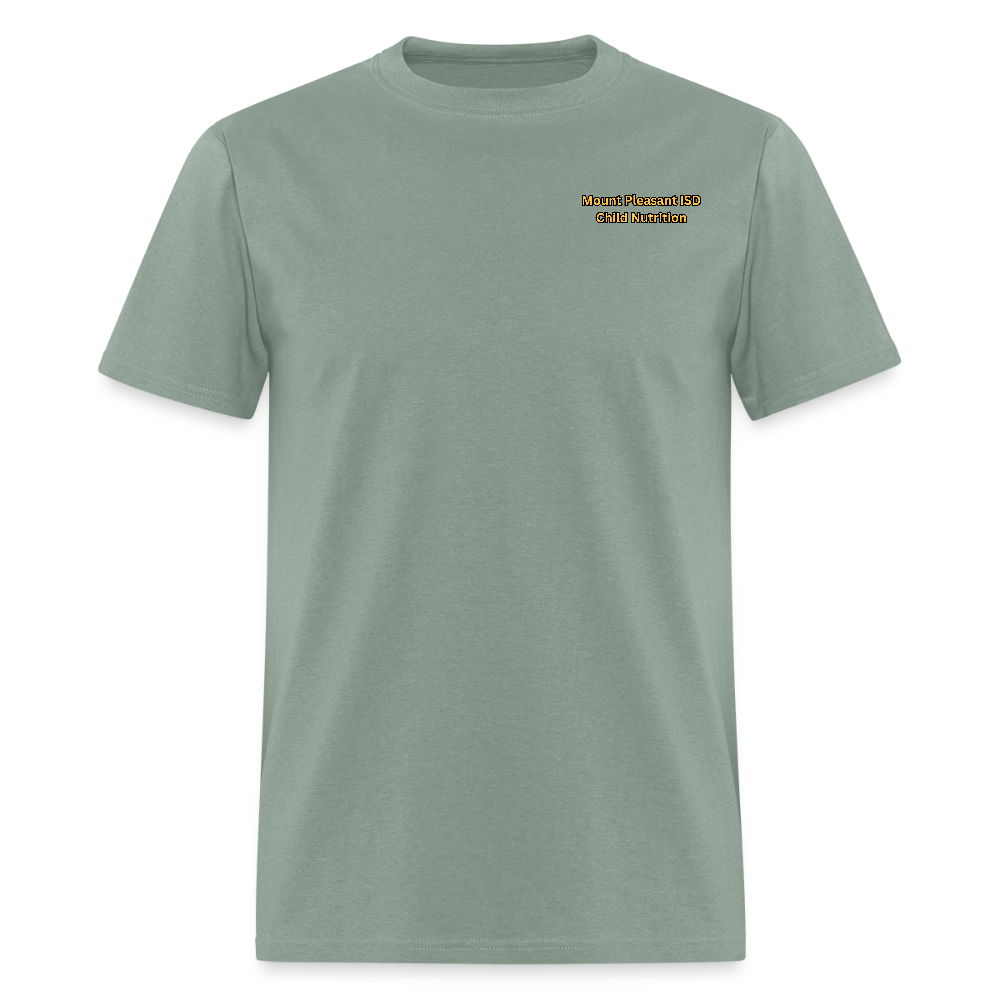 Let's Go Tigers! MPISD Child Nutrition Classic T-Shirt - sage