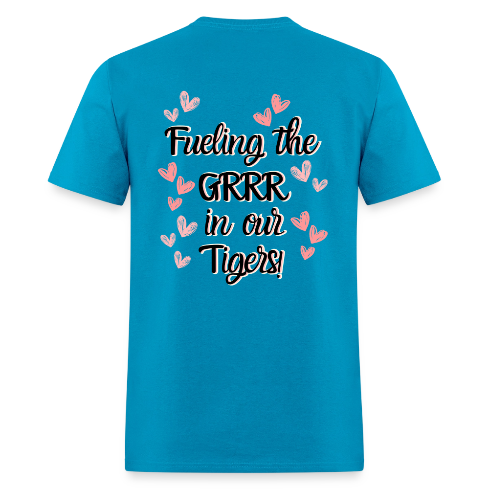 MPHS Fueling the GRR in our Tigers! T-Shirt | GILDAN 5000 - turquoise