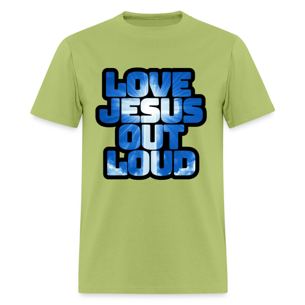 Love Jesus Out Loud - Blue and White Unisex Classic T-Shirt - kiwi
