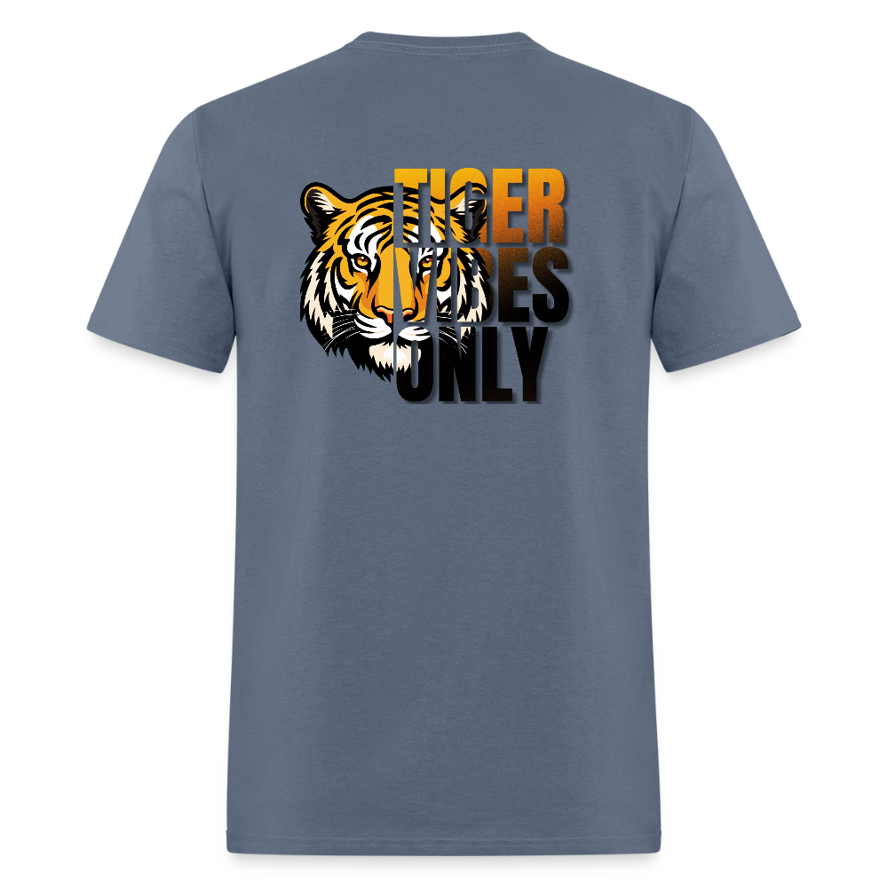 Tiger Vibes Only Black & Gold MPISD Child Nutrition T-Shirt - denim