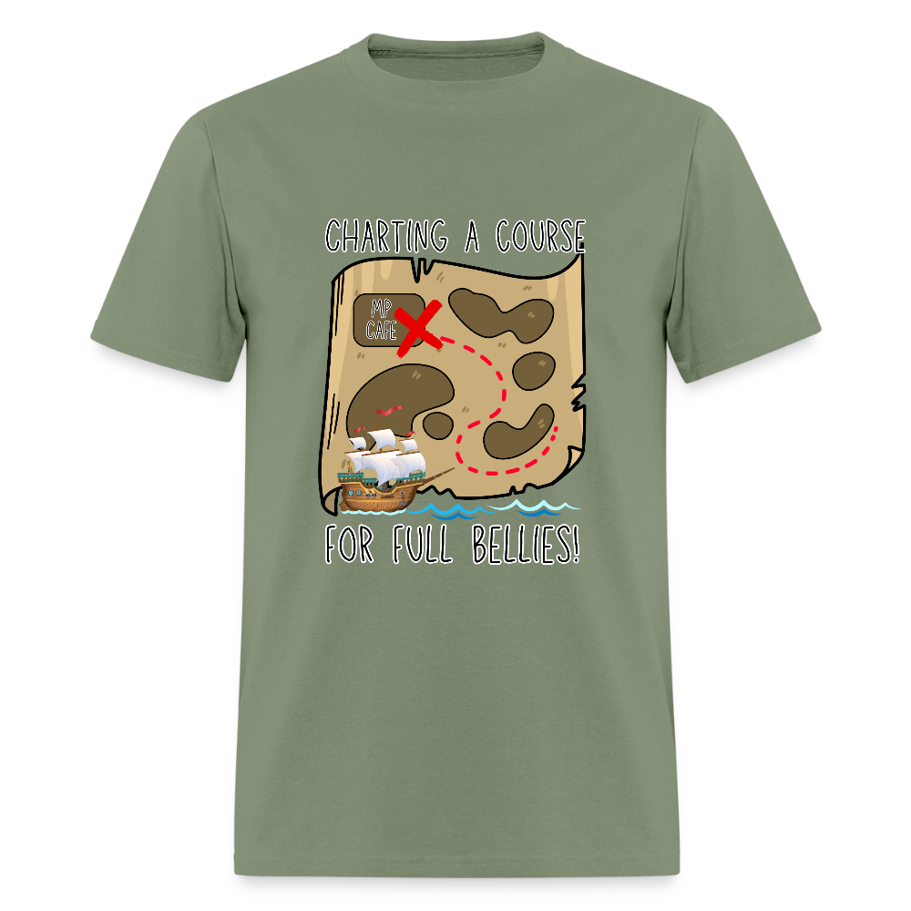 Charting a Course Classic T-Shirt - military green
