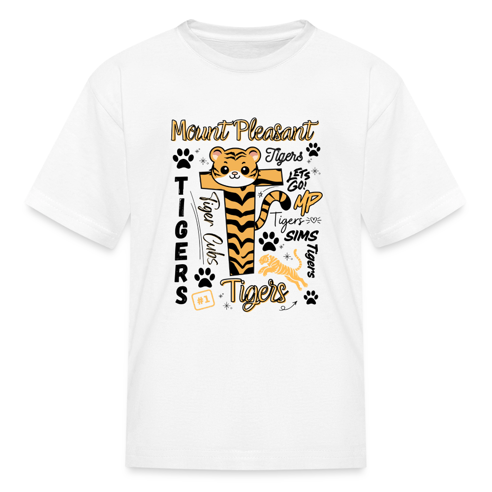 SIMS Tigers Kids' T-Shirt - white