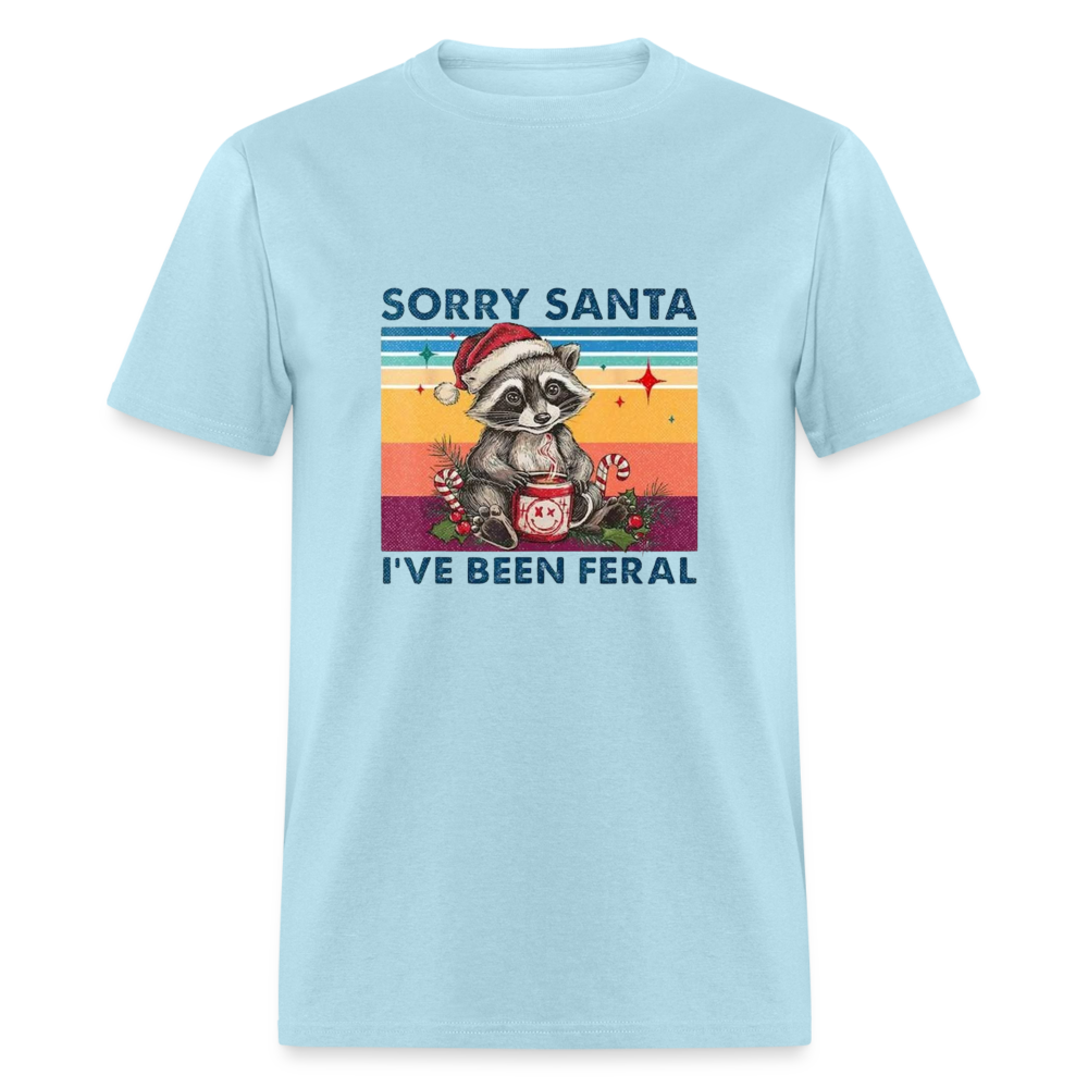 Santa, I've been feral Classic T-Shirt - powder blue