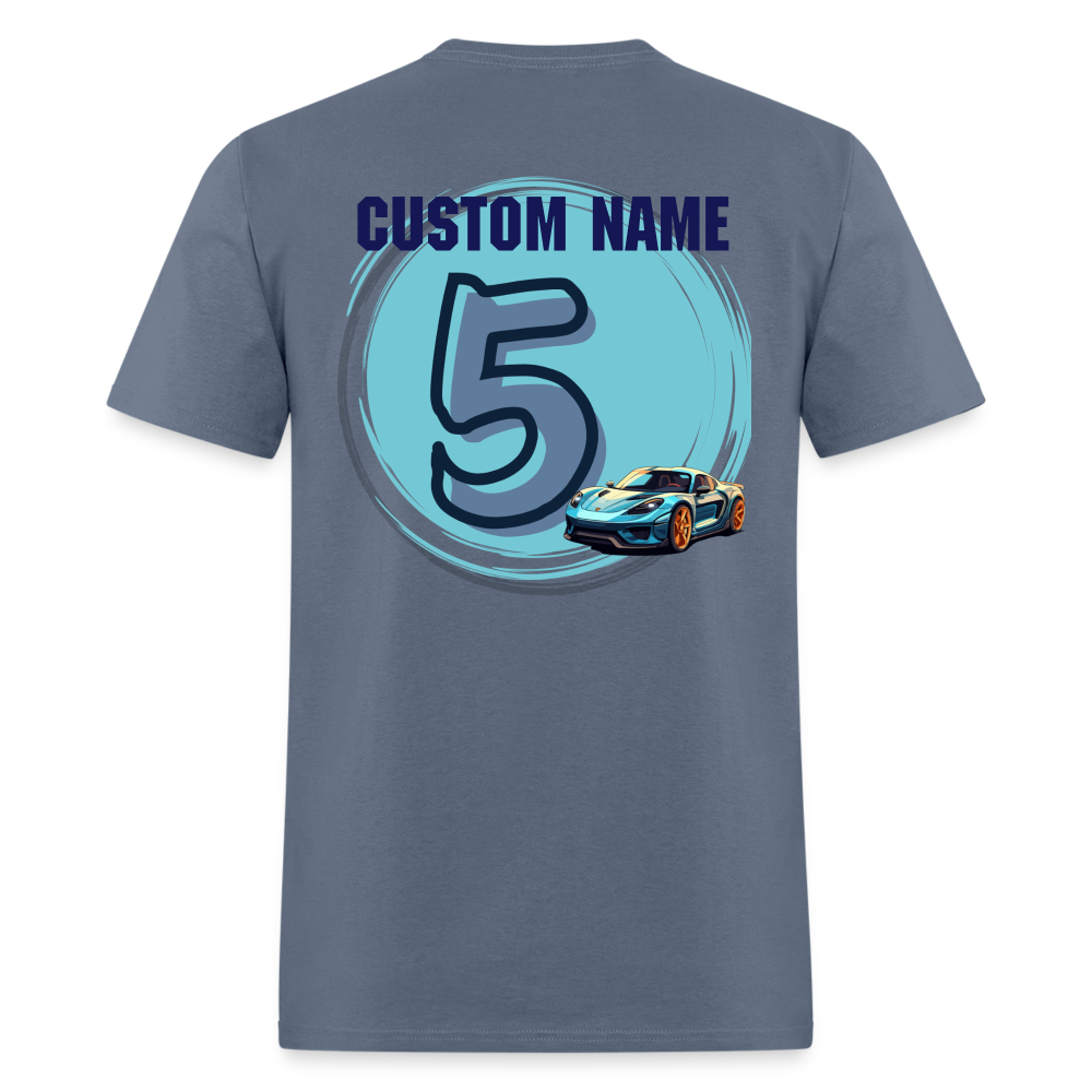 Daddy of the Birthday Car 5 Custom Classic T-Shirt - denim