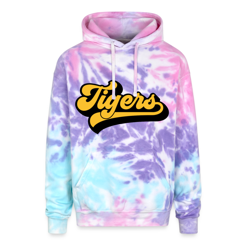 Tigers Adult Tie Dye Hoodie - cotton candy