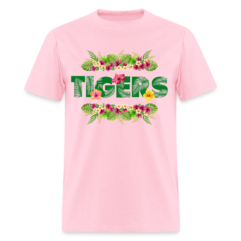 Tigers Hawaiian T-Shirt | GILDAN 5000 - pink