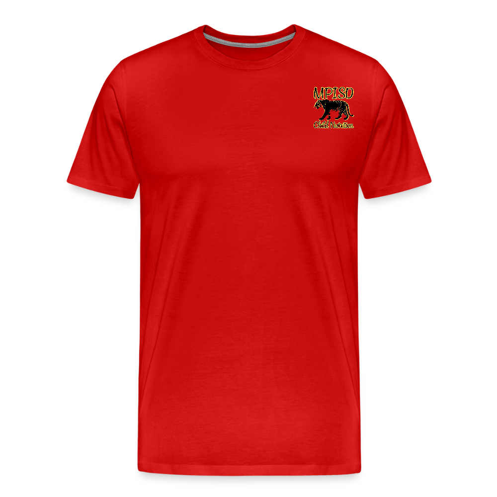 Child Nutrition Logo & Motto Premium T-Shirt - red