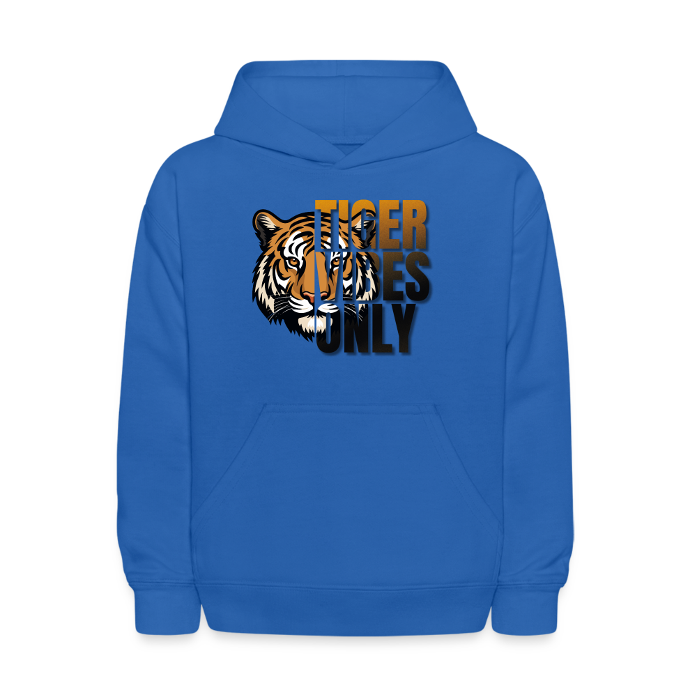 Kids' Tiger Vibes Only Hoodie - royal blue