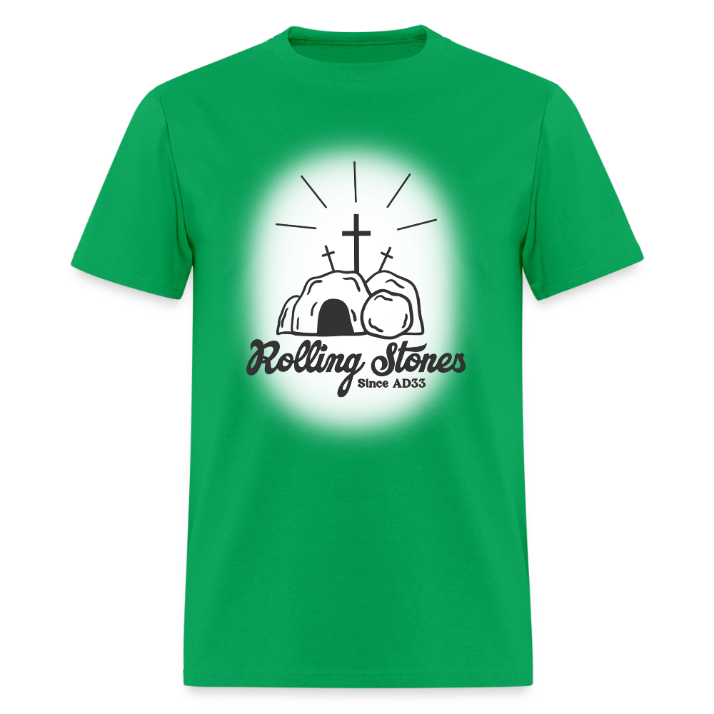 Rolling Stones Since AD33 T-Shirt | GILDAN 5000 - bright green
