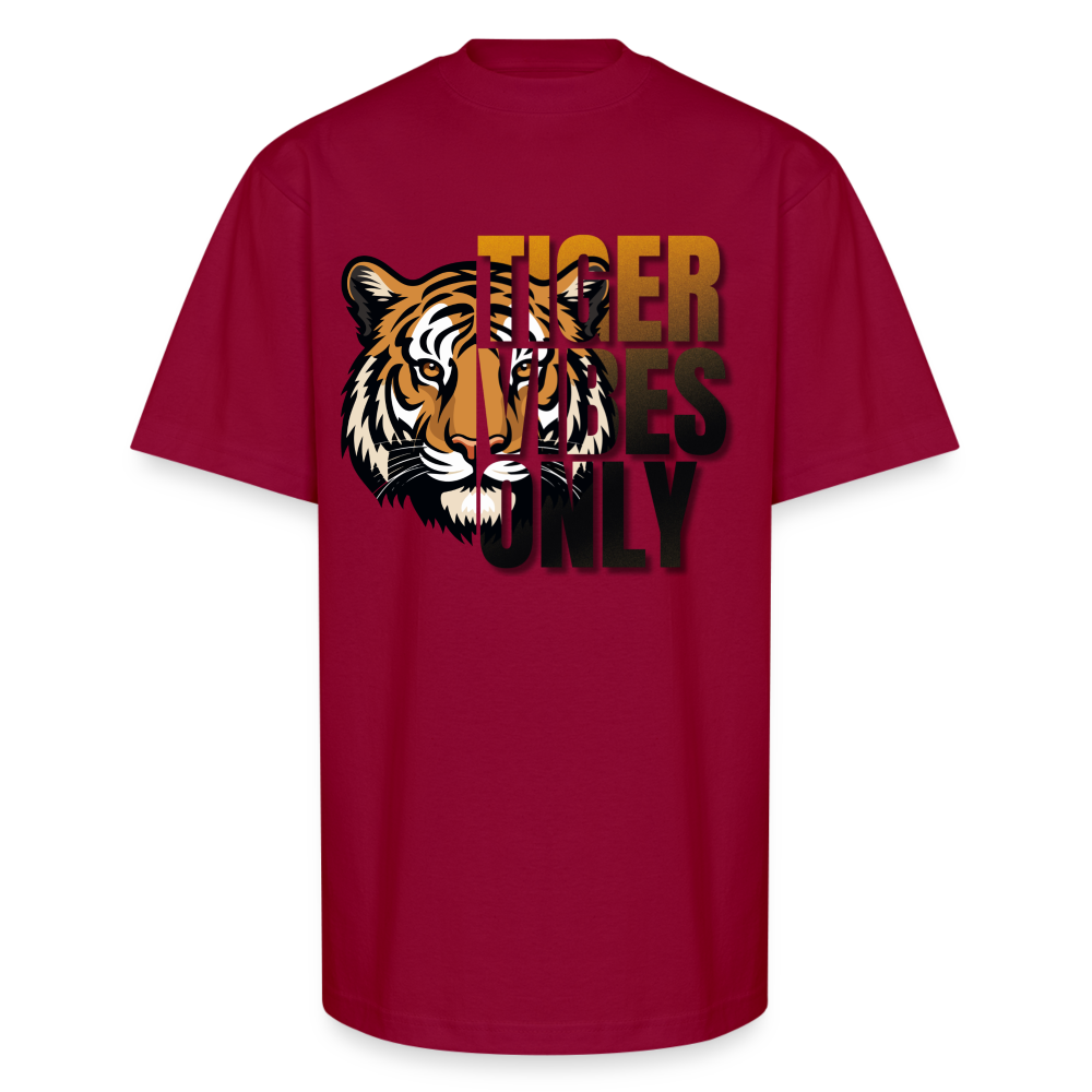 TVO: Tiger Vibes Only Oversized Heavyweight T-Shirt - cardinal