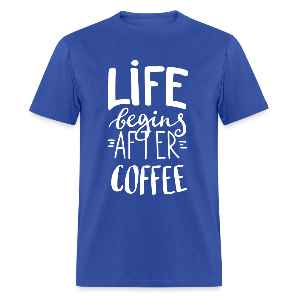 Life after Coffee Classic T-Shirt - royal blue