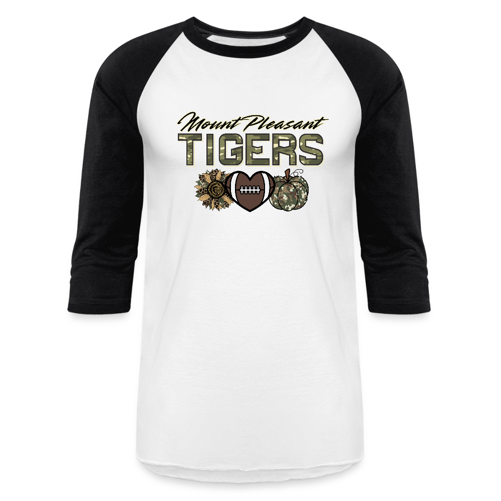 Camo MP Tigers Baseball T-Shirt - white/black