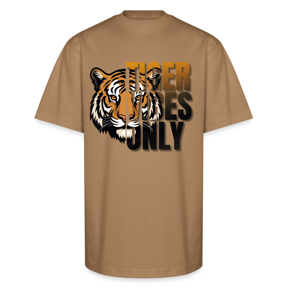 TVO: Tiger Vibes Only Oversized Heavyweight T-Shirt - khaki