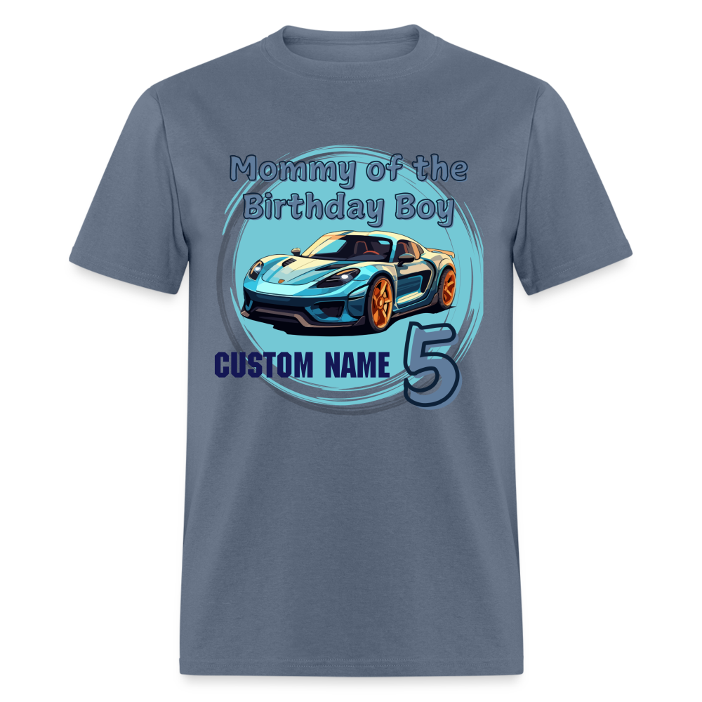 Mommy of the Birthday Boy 5 Custom Classic T-Shirt - denim