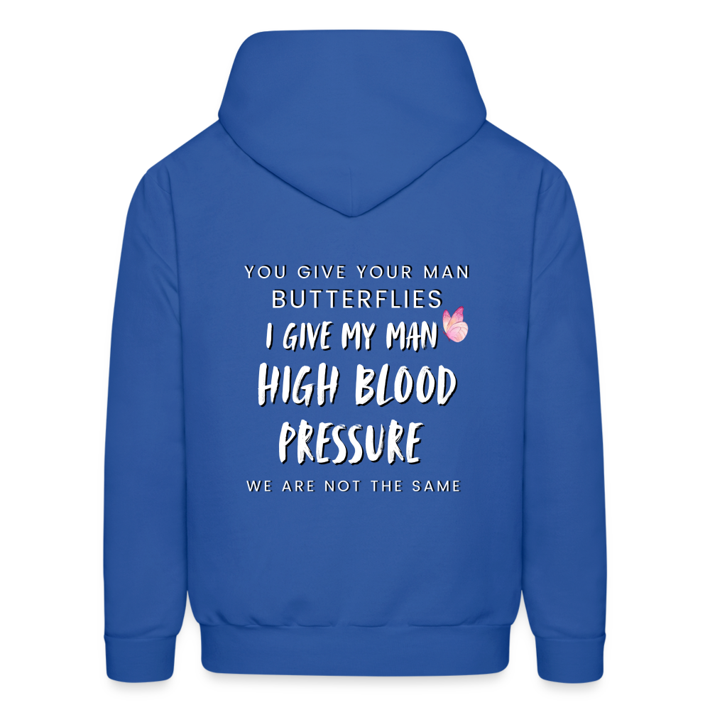FWC Butterflies/ High blood Pressure Hoodie - royal blue