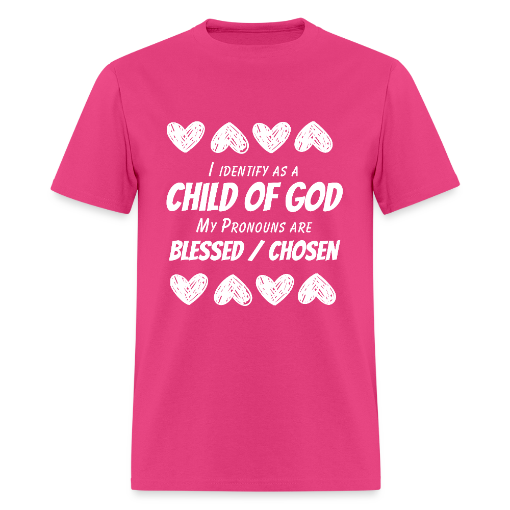 Child of God Hearts Classic T-Shirt - fuchsia