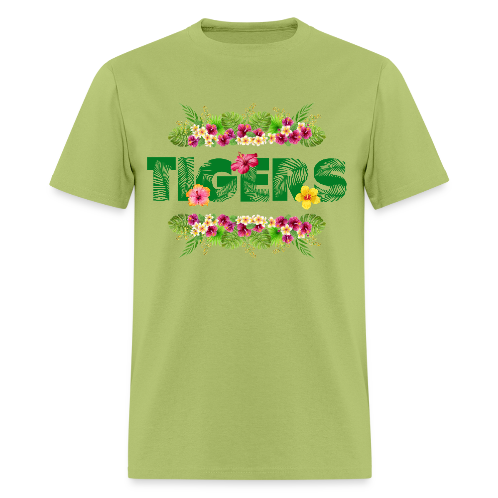 Tigers Hawaiian T-Shirt | GILDAN 5000 - kiwi