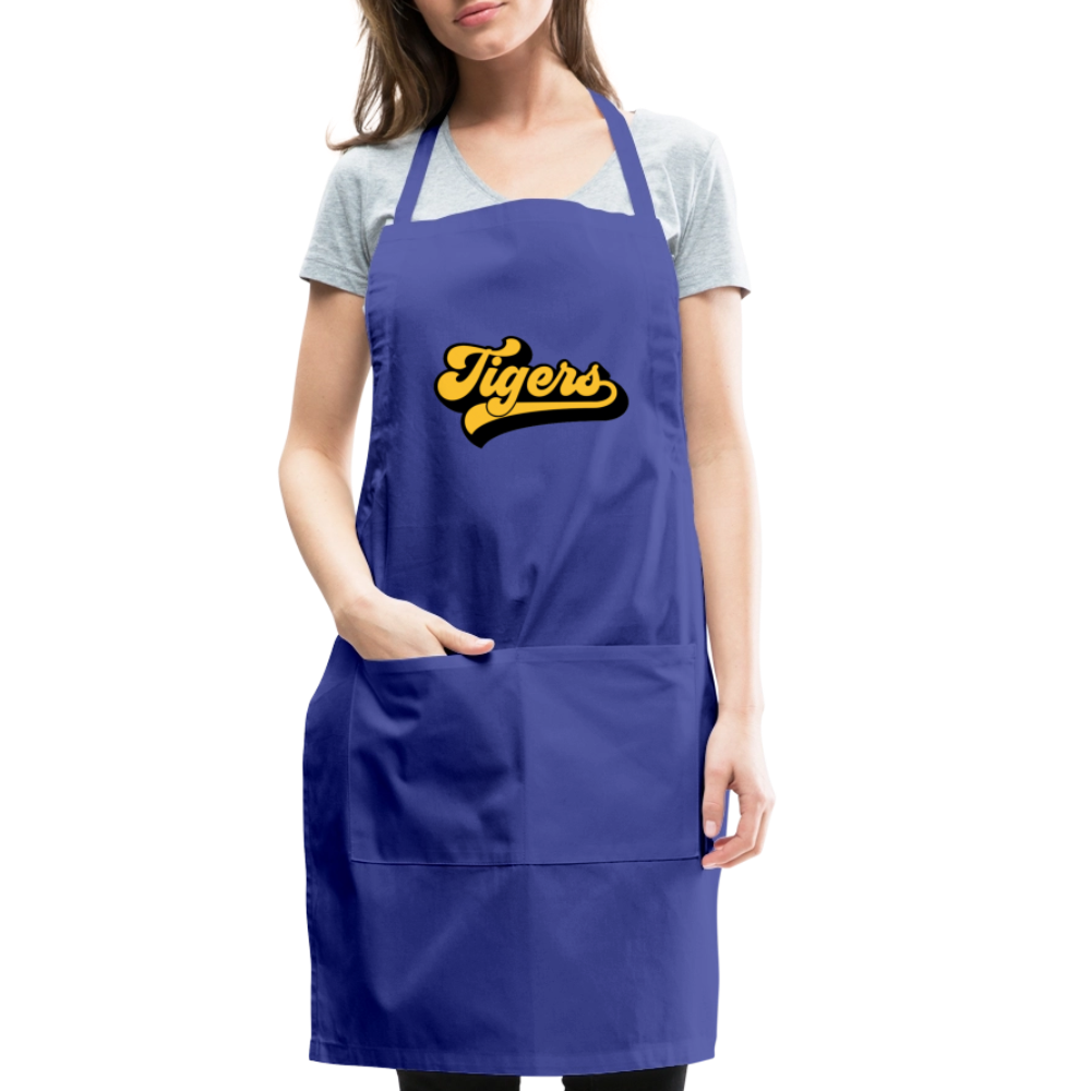 Tigers Adjustable Apron - royal blue
