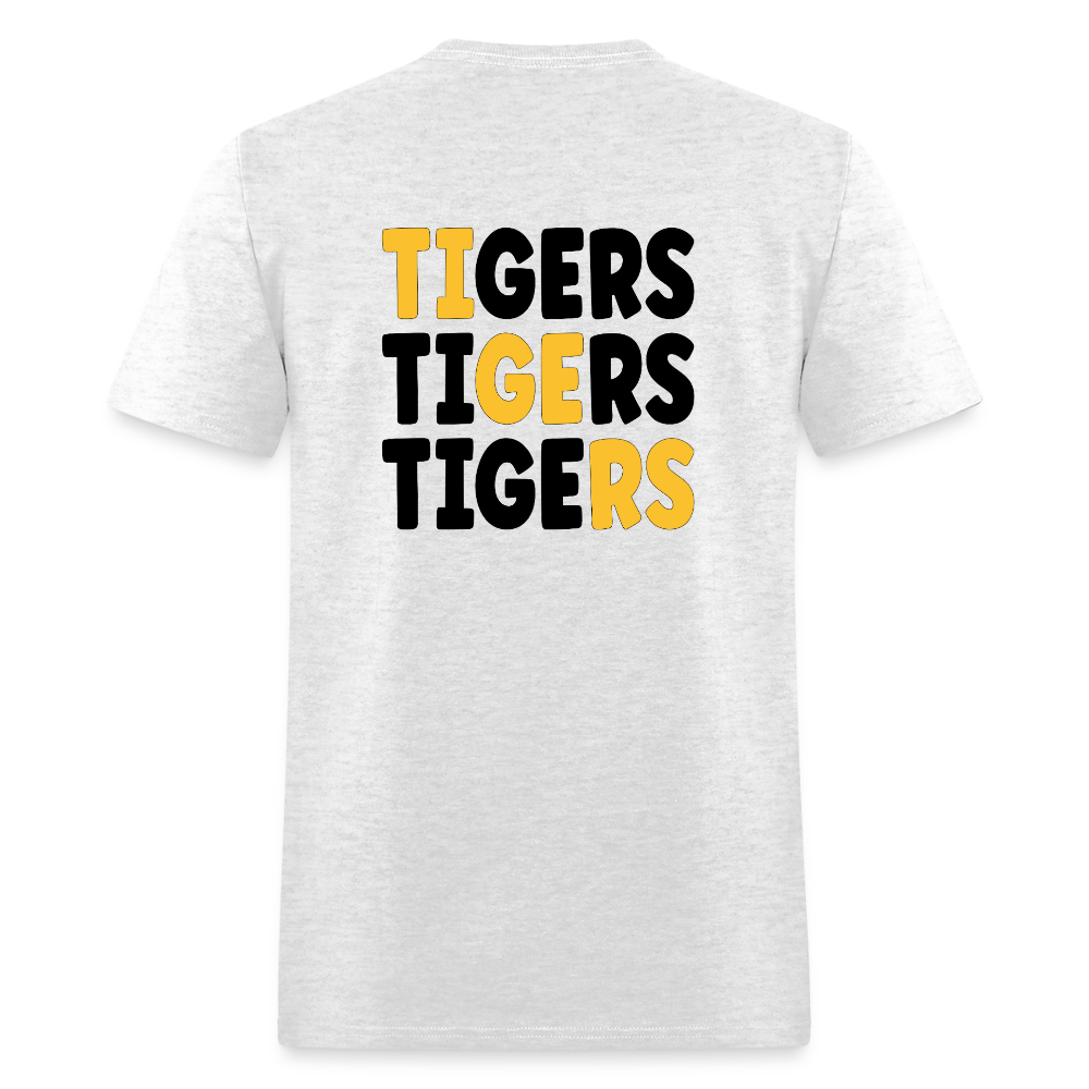 Tigers X 4 MPISD Child Nutrition Classic T-Shirt - light heather gray