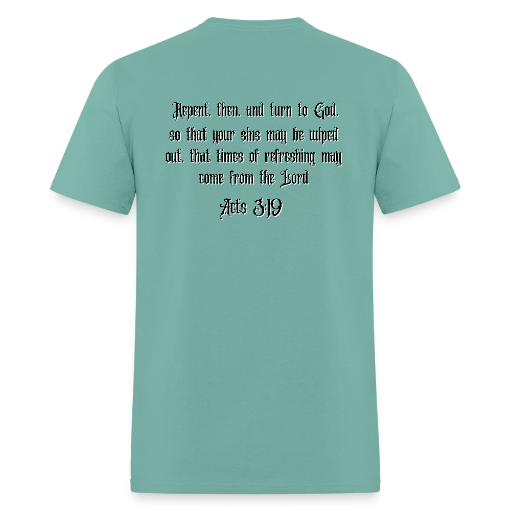 REPENT T-Shirt | GILDAN 5000 - aquatic
