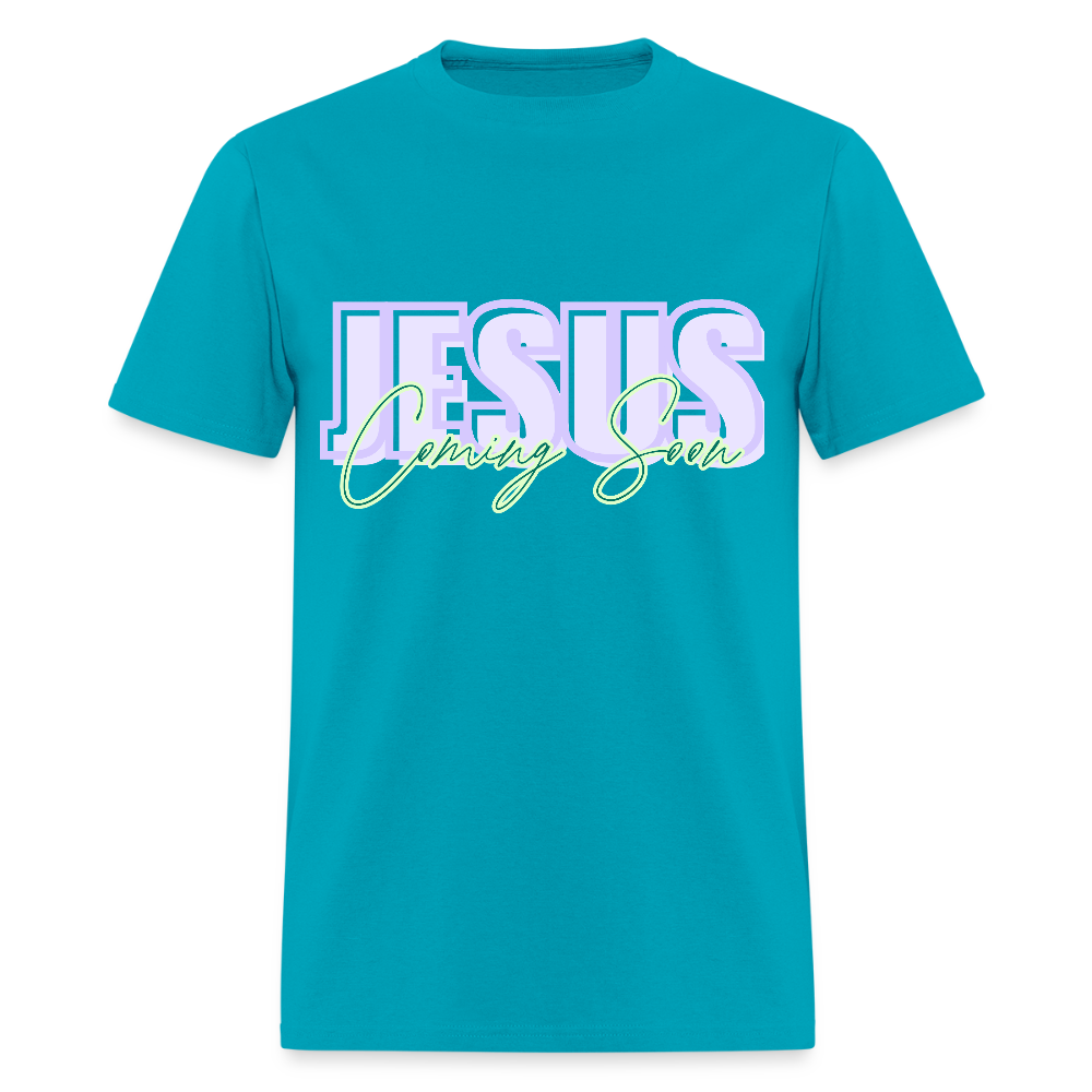 JESUS Coming Soon Unisex Classic T-Shirt - turquoise