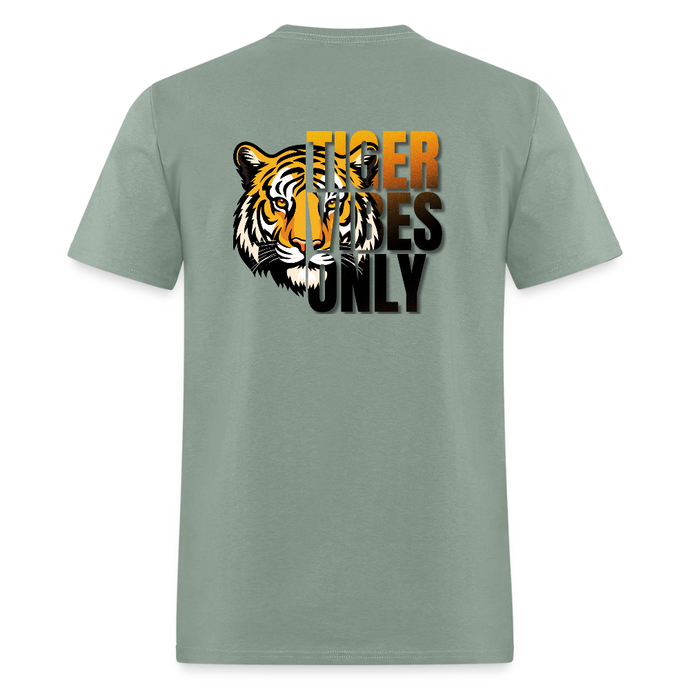 Tiger Vibes Only Black & Gold MPISD Child Nutrition T-Shirt - sage