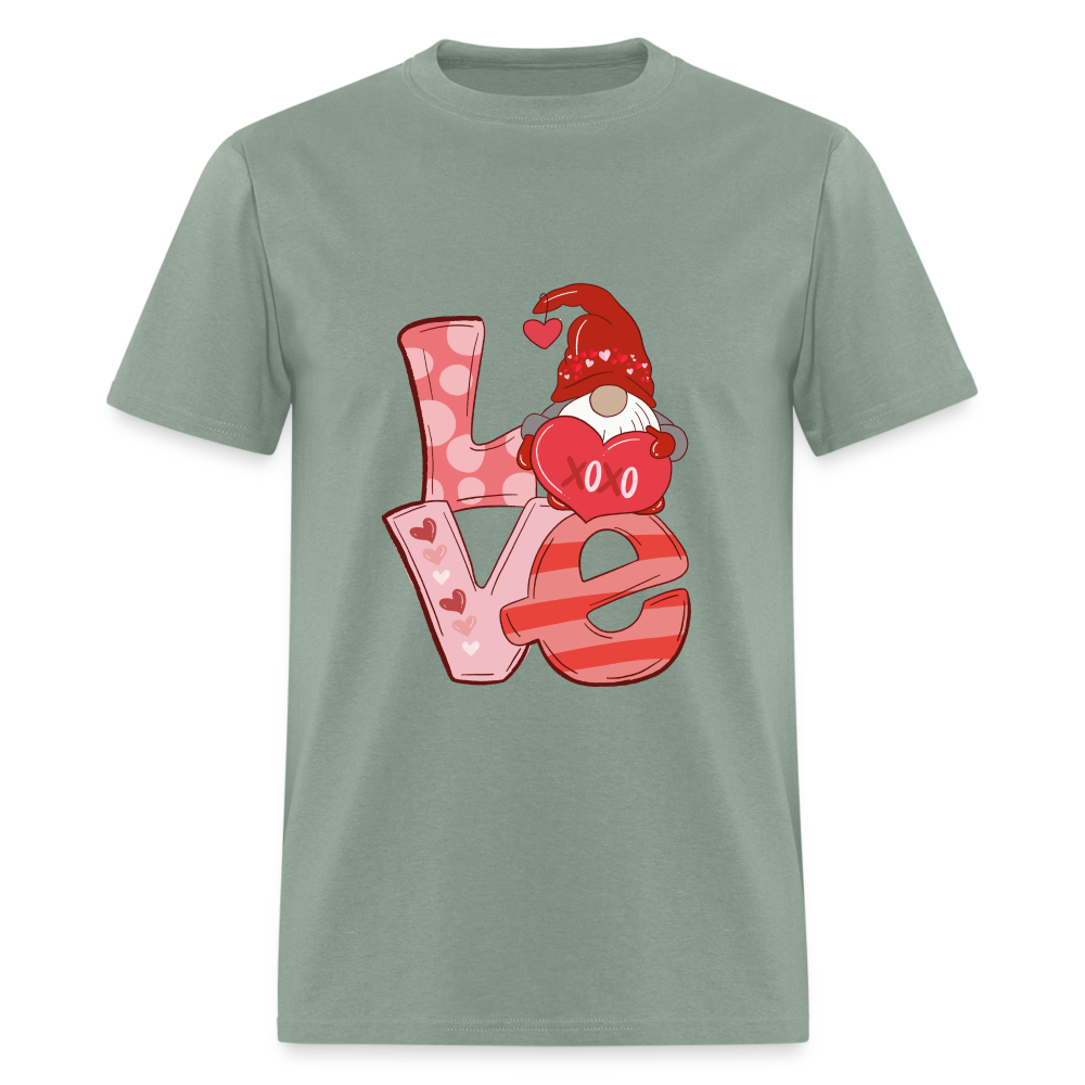 Gnomie Love Classic T-Shirt - sage