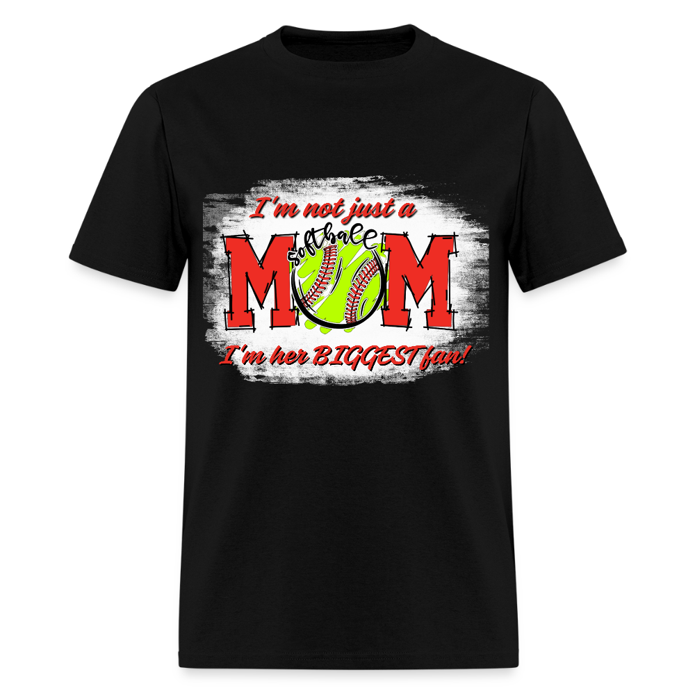 Mom Biggest Fan Classic T-Shirt - black
