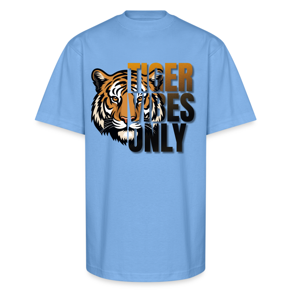 TVO: Tiger Vibes Only Oversized Heavyweight T-Shirt - sky blue