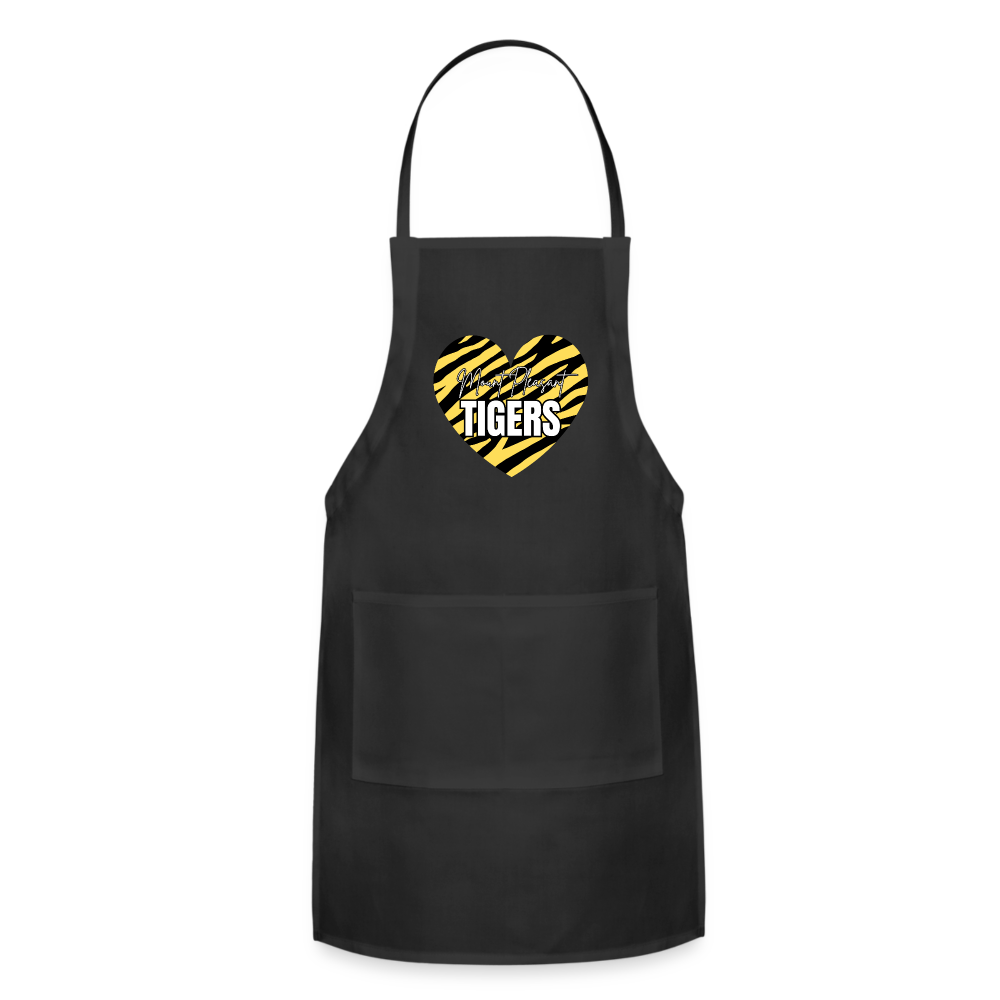 Tiger Heart Adjustable Apron - black