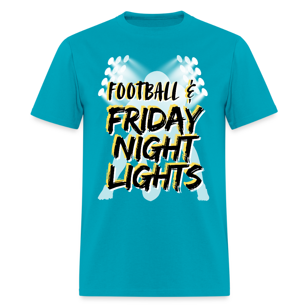 Football & Friday Night Lights T-Shirt | GILDAN 5000 - turquoise
