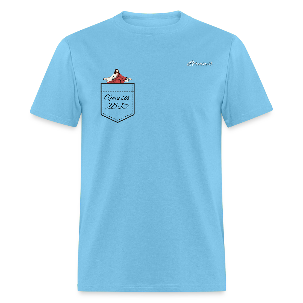 Genesis 28:15 Classic T-Shirt - aquatic blue