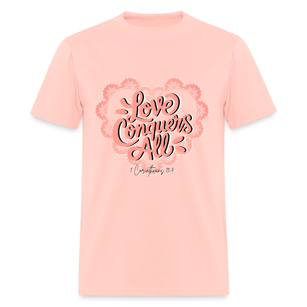 Love Conquers All Classic T-Shirt - blush pink