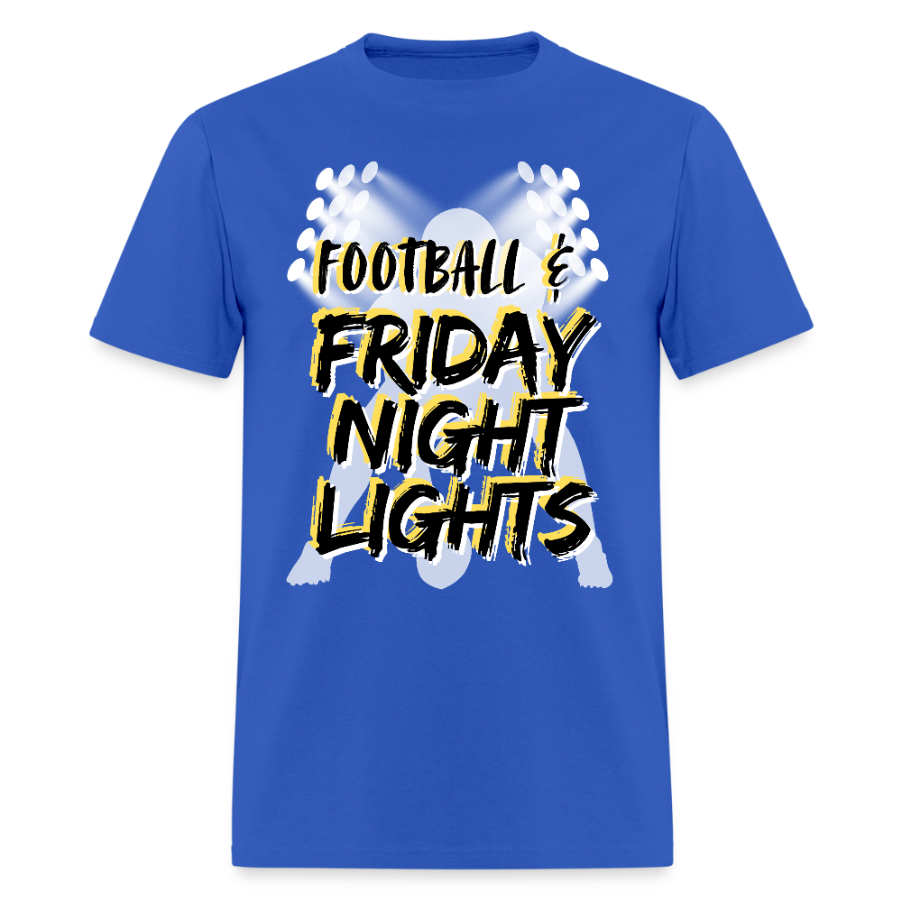 Football & Friday Night Lights T-Shirt | GILDAN 5000 - royal blue
