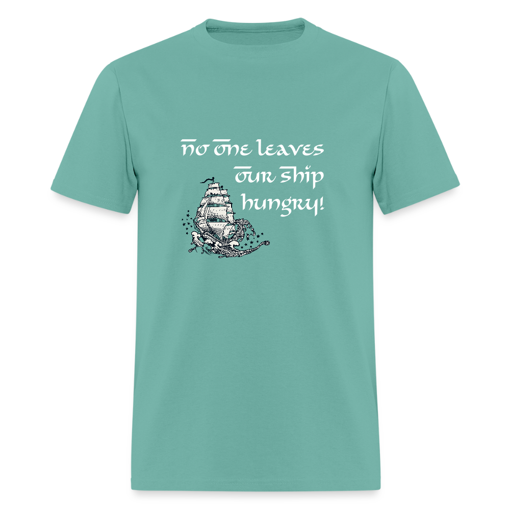 No One Leaves Our Ship Hungry Classic T-Shirt - aquatic