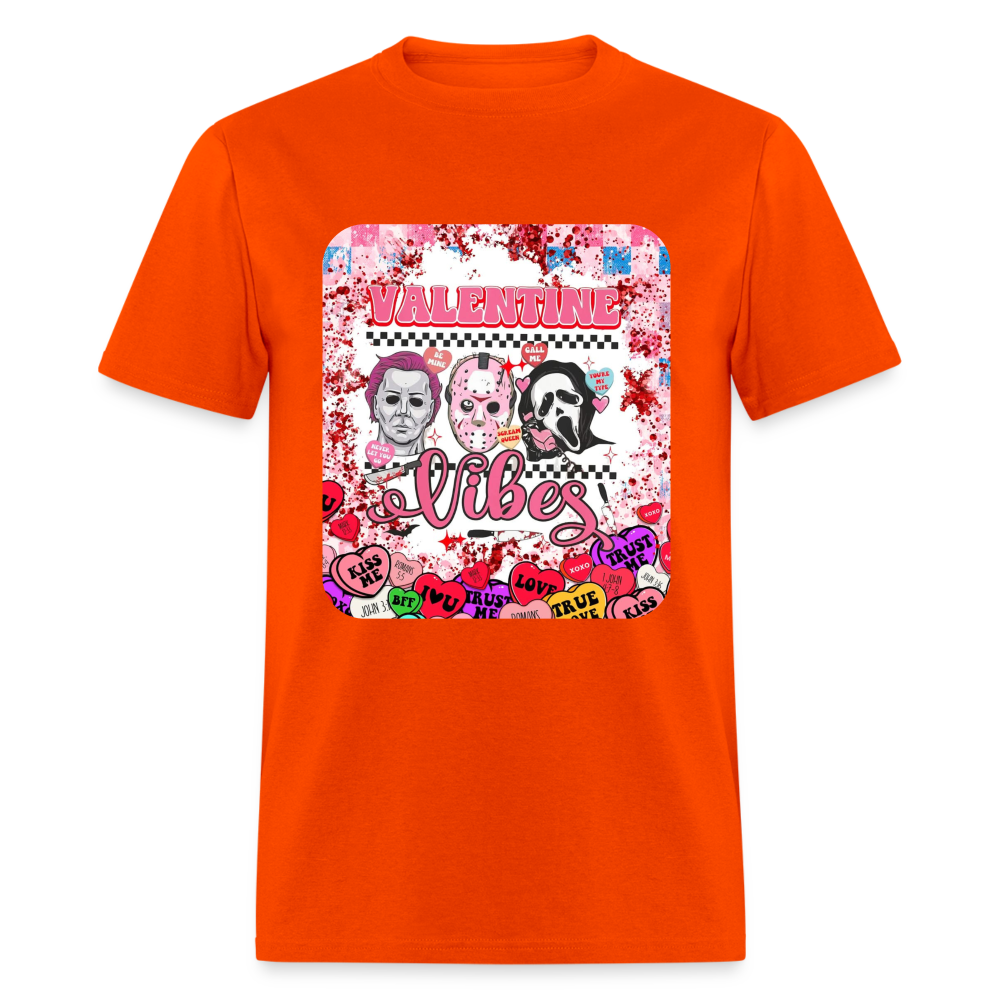 Valentine Vibes Unisex Classic T-Shirt - orange
