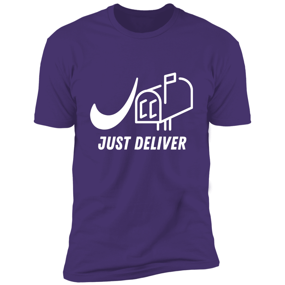 Just Deliver Mailbox White Premium Short Sleeve T-Shirt