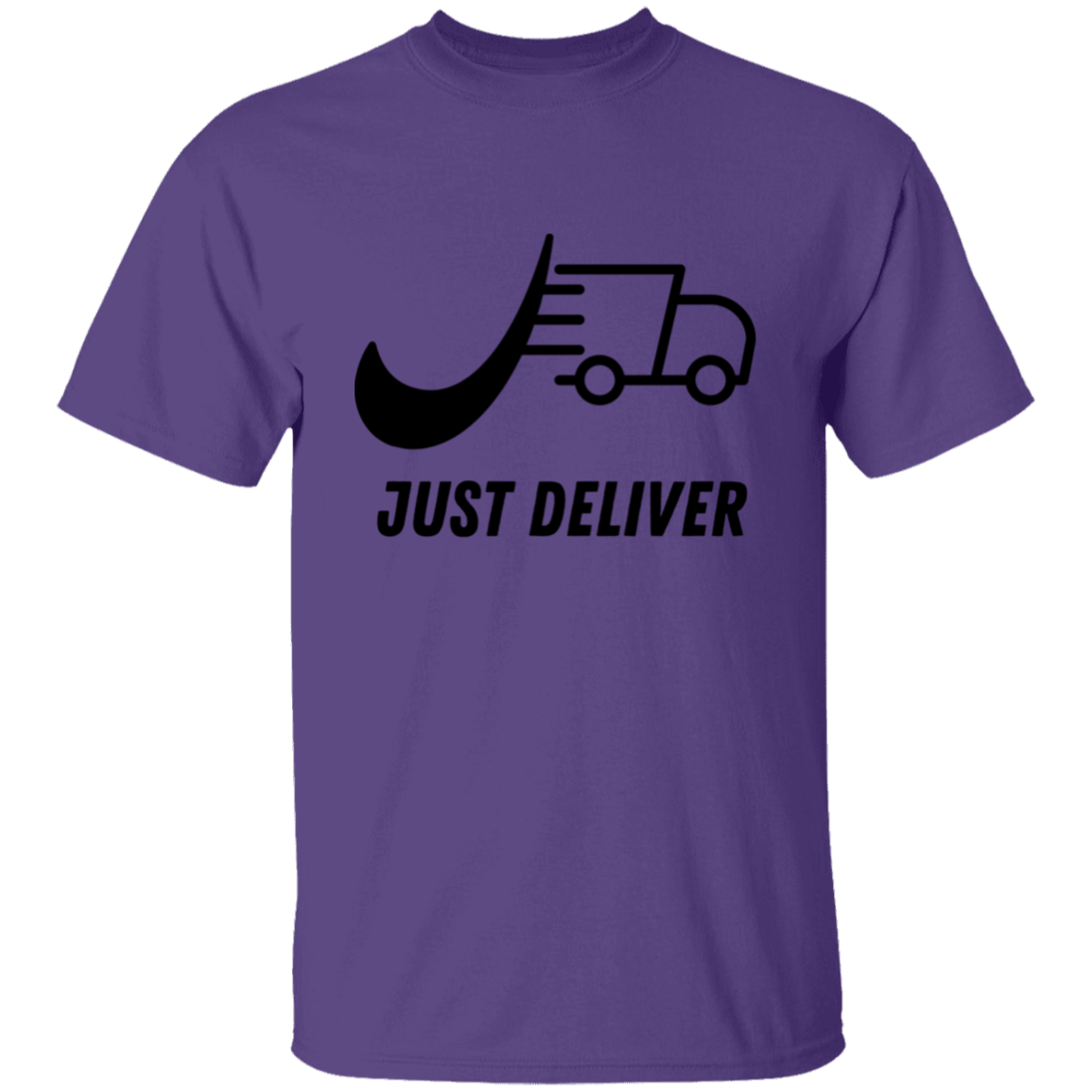 Just Deliver Truck Black 5.3 oz. T-Shirt