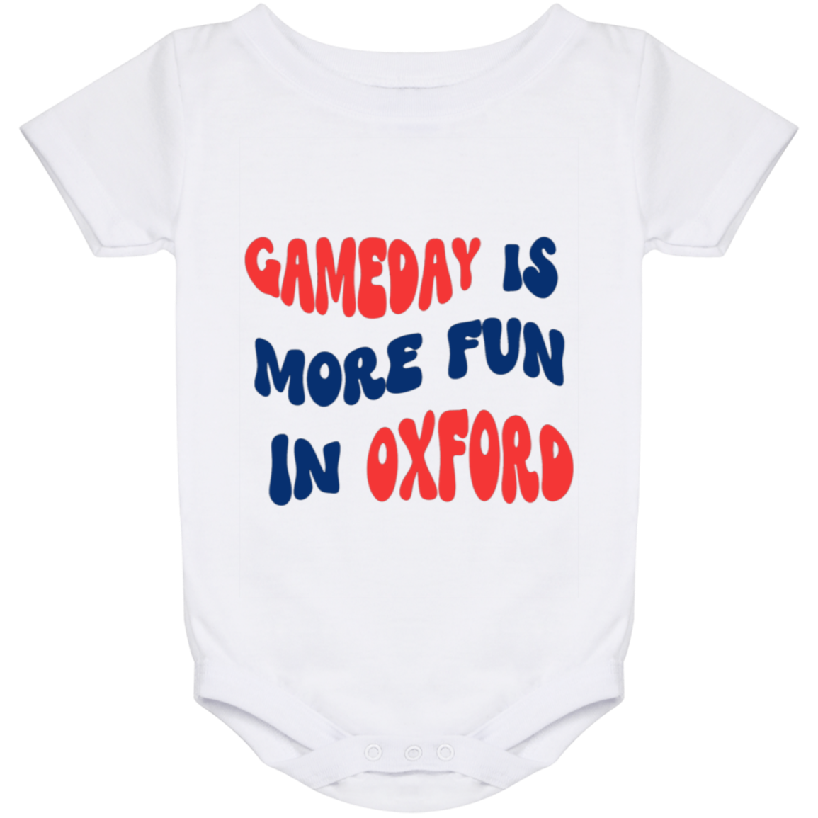 GAMEDAY OXFORD Baby Onesie 24 Month