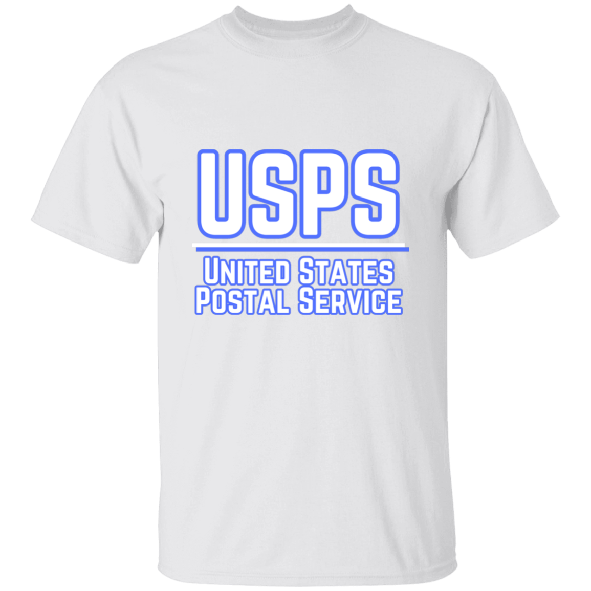 USPS B&W- 5.3 oz. T-Shirt