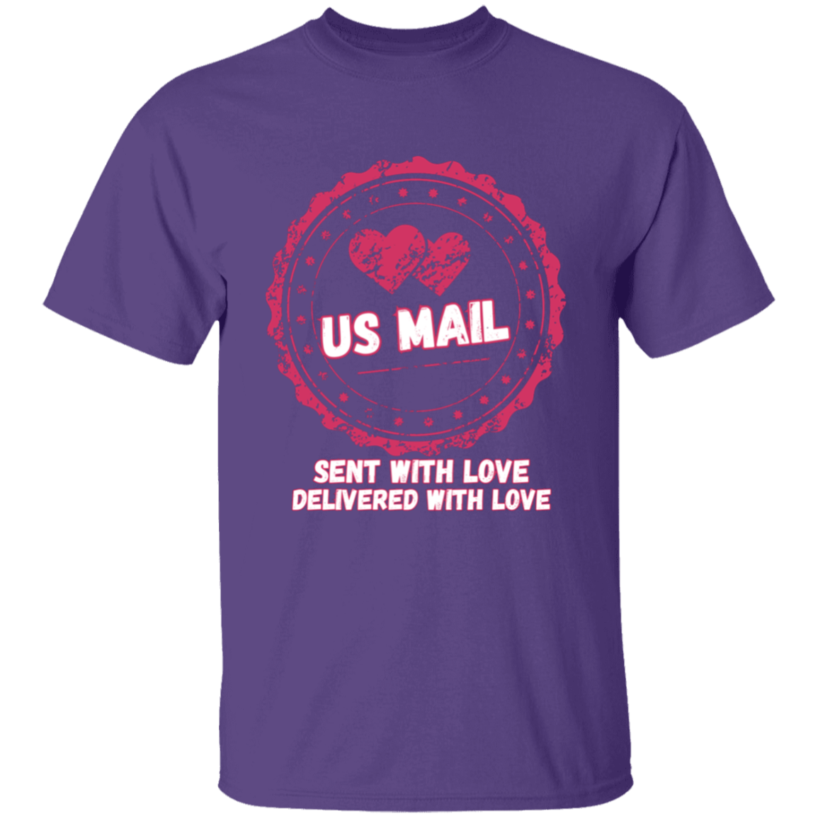 Sent With Love USMail 5.3 oz. T-Shirt