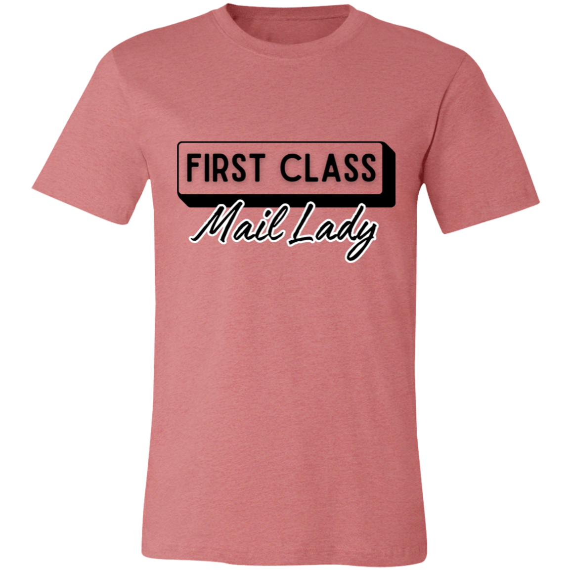 First Class Mail Lady Unisex Jersey Short-Sleeve T-Shirt