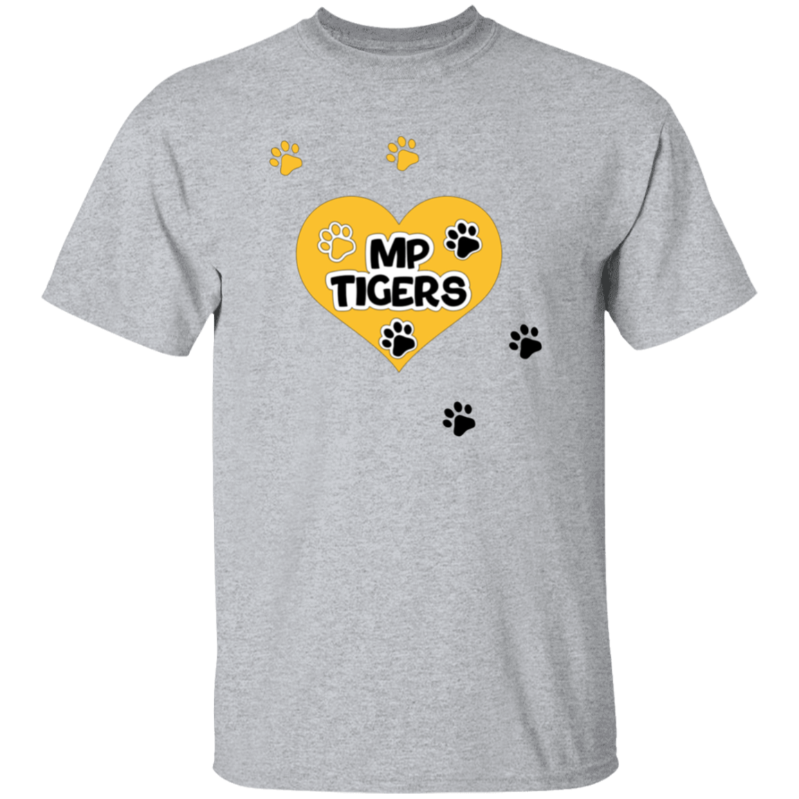 MP Tigers Leaving Tracks- 100% Cotton Youth T-Shirt