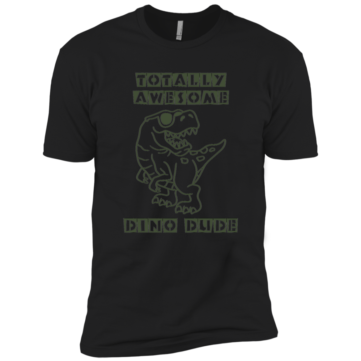 Dino Dude- Boys' Cotton T-Shirt